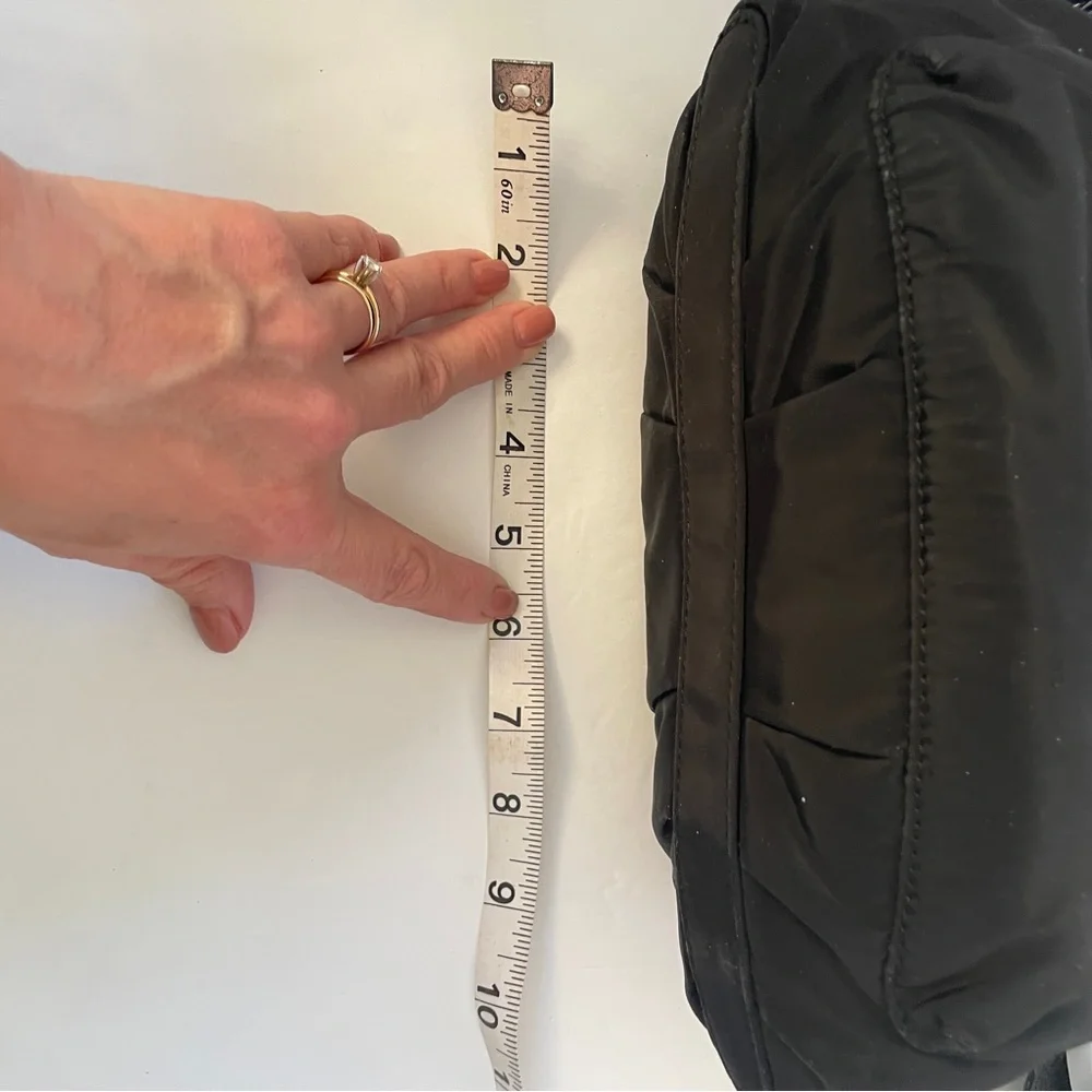 Brighton Black Crossbody Bag with Silver Accents - Picture 9 of 11